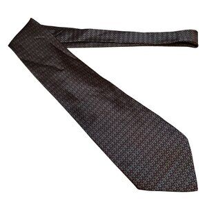 Studio Z Silk Diamond Checkered Tie Handmade Purple & Gray